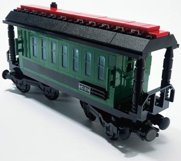 10015 Green Passenger Wagon