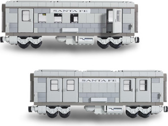 10025 Santa Fe Cars Set I