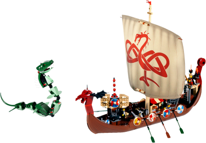 7018 Viking Ship challenges the Midgard Serpent