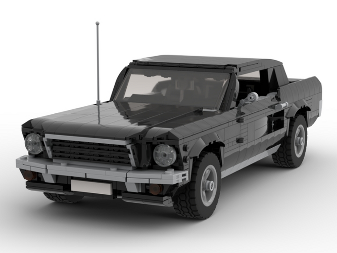 US muscle car - 6 cylinder coupe