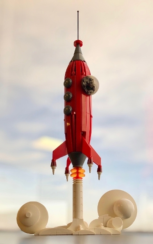 Retrofuturistic Rocket