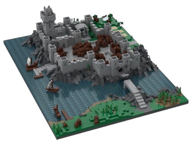 Miniature Castle Scene