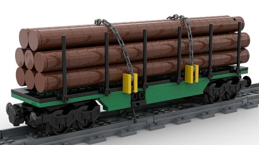 Logging Train Car